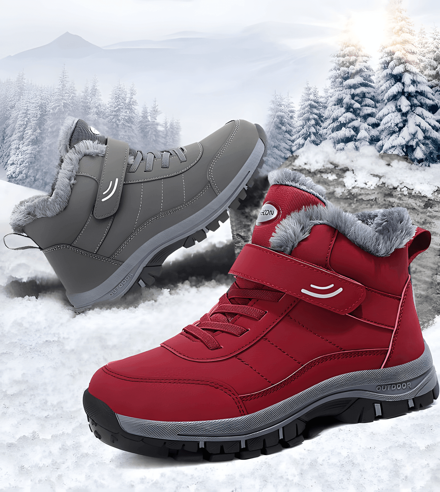 ORTOFLEX Pro™ | Ergonomiczne buty zimowe - ciepłe i uśmierzające ból
